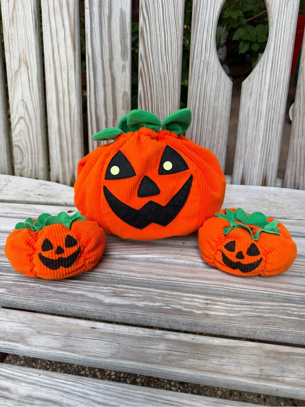 Pumpkin Costume for Bear or Doll!